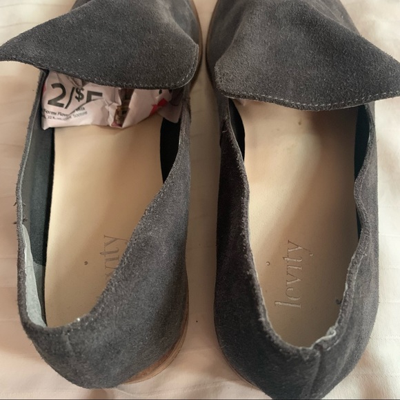 Levity Carla Black Suede Slip-on Loafer - Picture 9 of 11